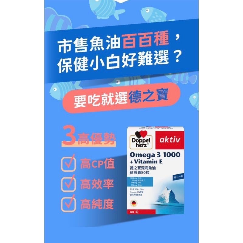 【成吉藥局】Doppelherz德之寶 官方授權藥局 Omega-3深海魚油軟膠囊-細節圖7