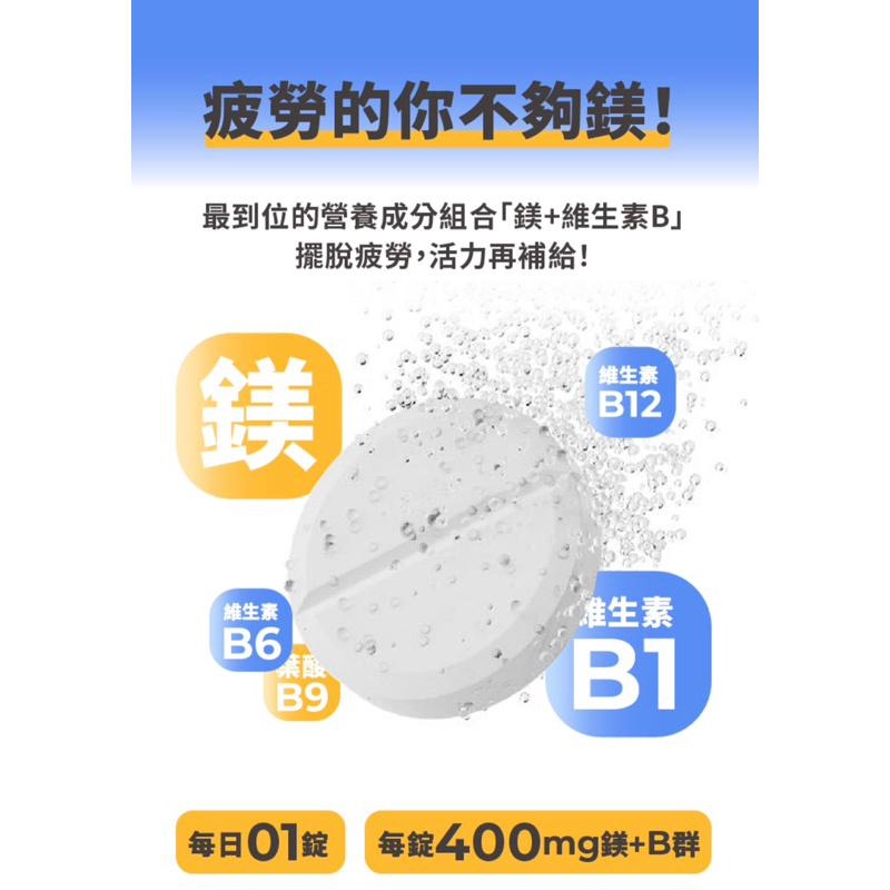 【成吉藥局】Doppelherz德之寶授權店家 德國雙心 鎂麗維他命B群發泡錠-細節圖2