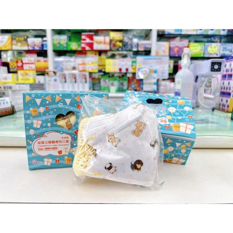 【成吉藥局】盛籐 新寵兒 兒童醫用立體口罩 兒童3D口罩 車車口罩 公主 汽車-細節圖3