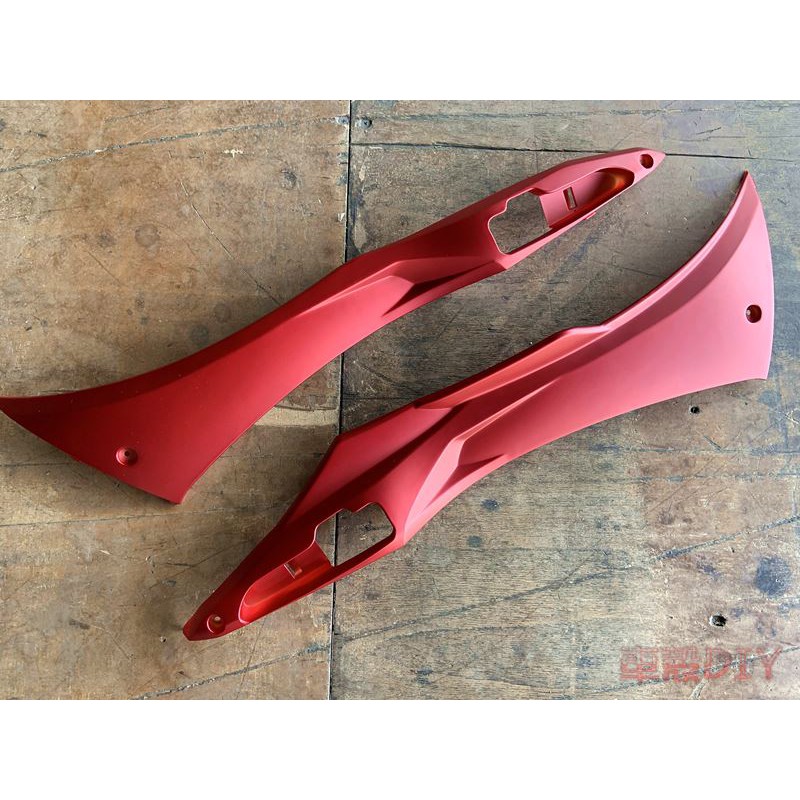 車殼DIY=雷霆 Racing, 飛旋踏板 機車車殼 烤漆部份 特殊色 消光酒紅 EG部品-細節圖6