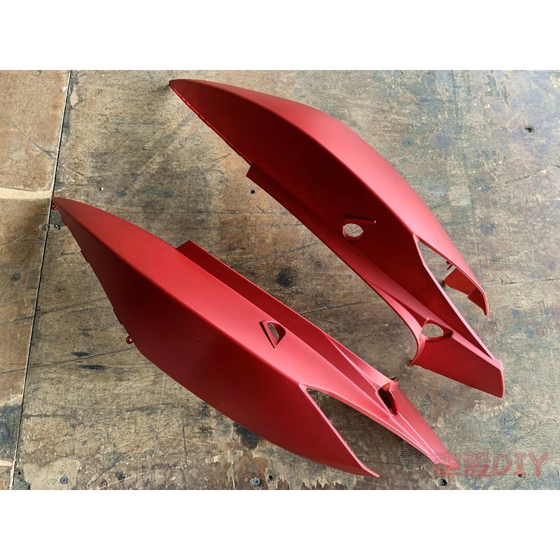 車殼DIY=雷霆 Racing, 飛旋踏板 機車車殼 烤漆部份 特殊色 消光酒紅 EG部品-細節圖8