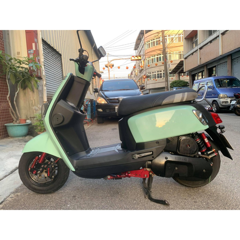 車殼DIY=SYM,三陽,DIO 斜板,碟煞,機車車殼 烤漆部品 特殊色 薄菏綠 EG部品-細節圖5