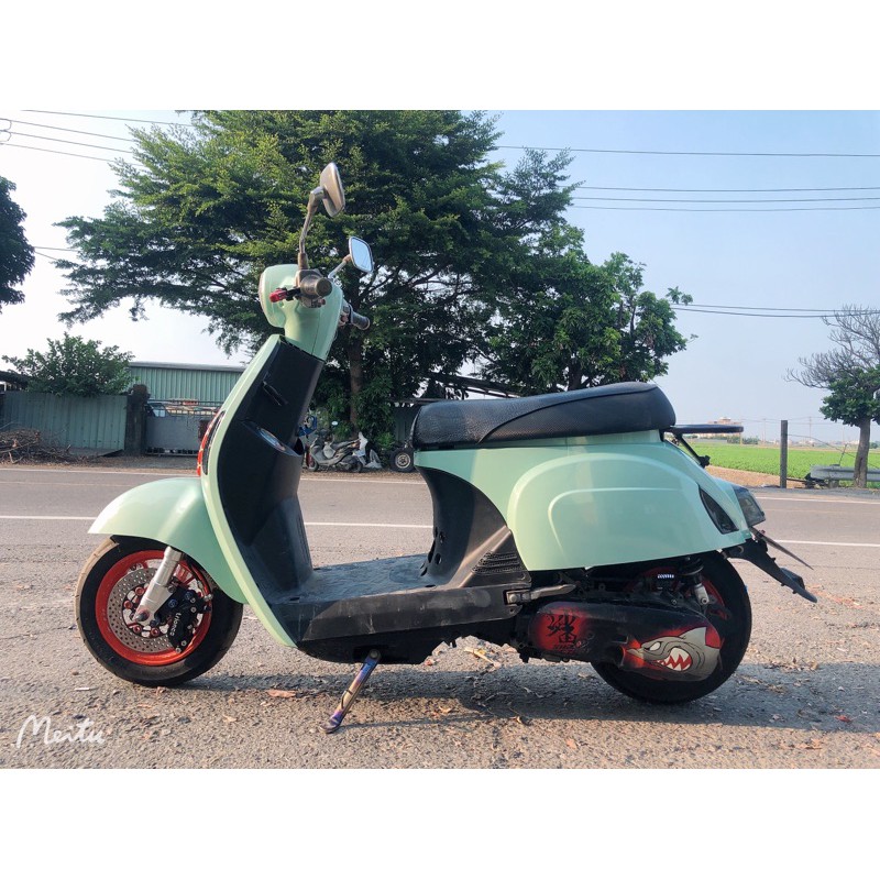 車殼DIY=SYM,三陽,DIO 斜板,碟煞,機車車殼 烤漆部品 特殊色 薄菏綠 EG部品-細節圖6