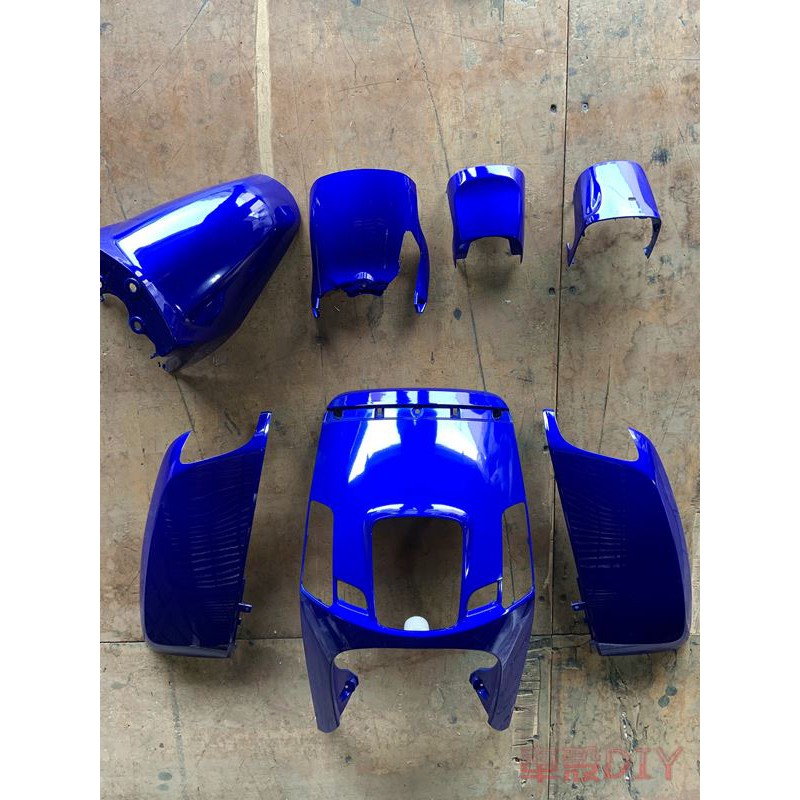 車殼DIY=新CUXI,NEW CUXI,1CF,機車車殼 烤漆部份 藍 EG部品