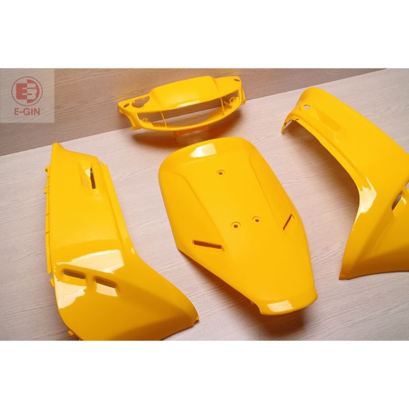 車殼DIY=DIO.SP.斜板.F5E.烤漆部份.黃.EG部品-細節圖2