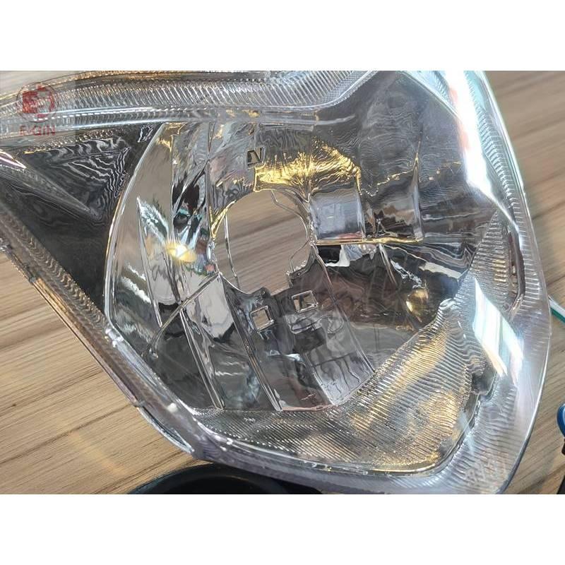 附發票-車殼玩家=RX110,GT125,GR125,大燈組,大燈,透明.無小燈,機車燈殼-細節圖2