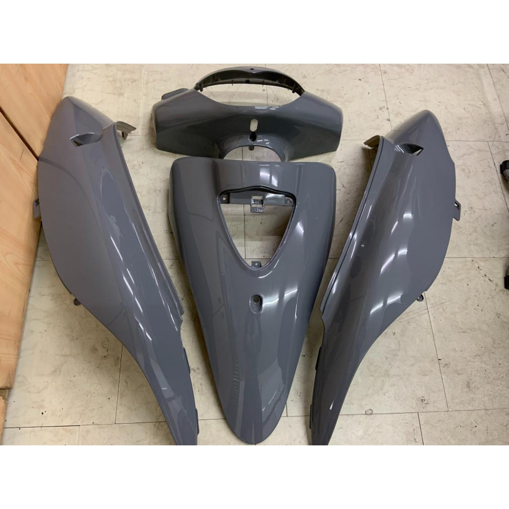 附發票-車殼玩家-奔騰,G3,烤漆部份-水泥灰,機車車殼-EG部品-細節圖2
