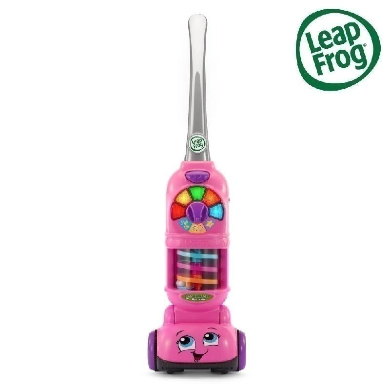 官方直營【LeapFrog】走走數數吸塵器-粉色
