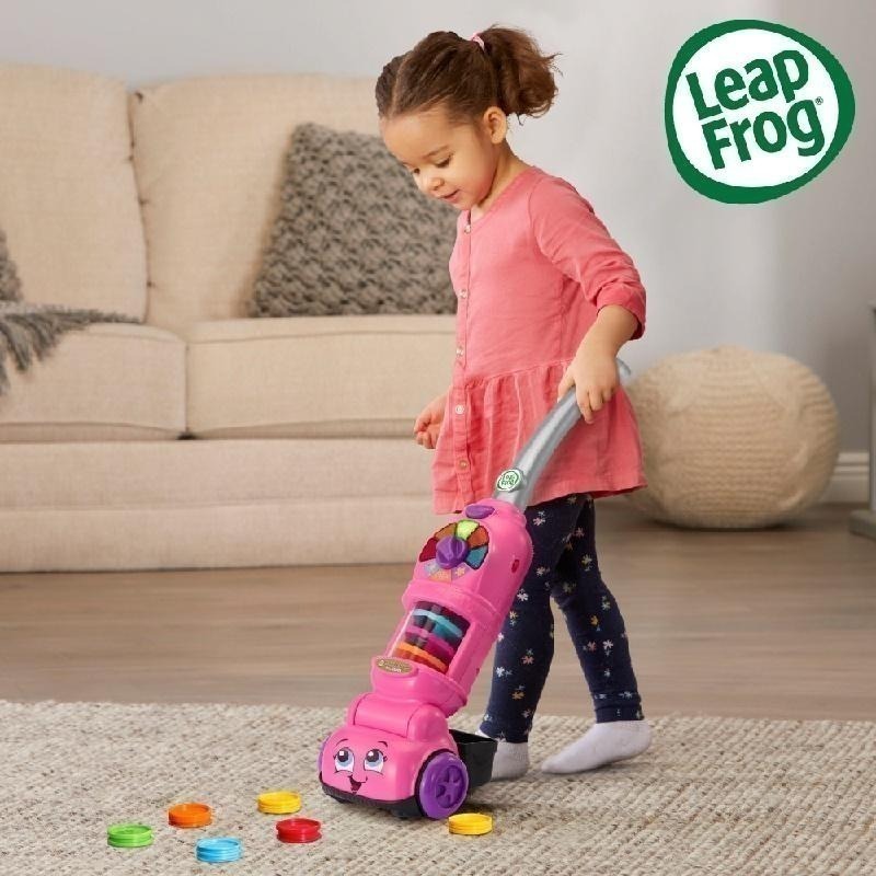 官方直營【LeapFrog】走走數數吸塵器-粉色-細節圖4