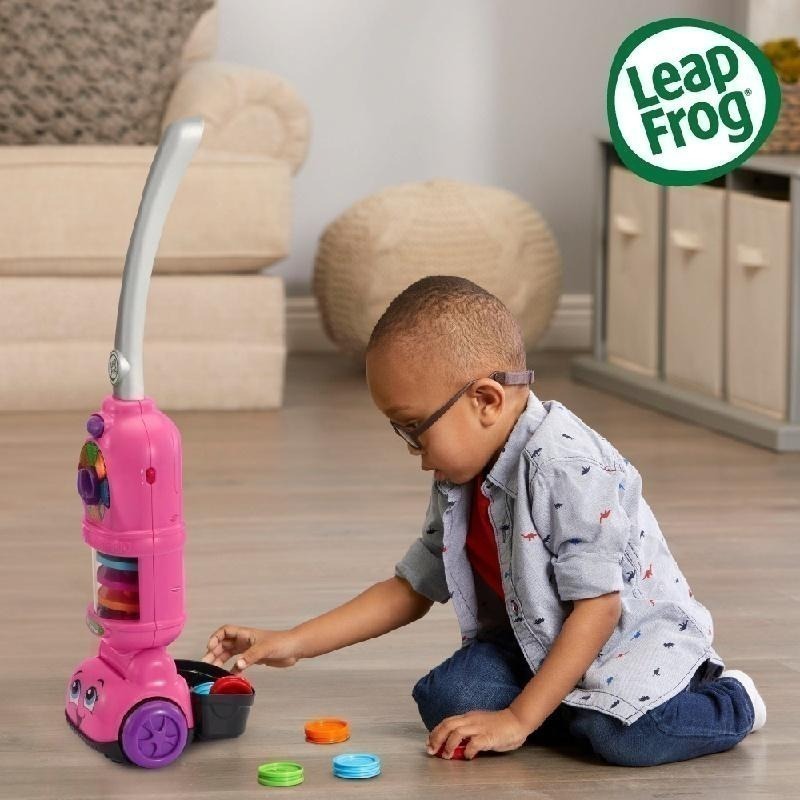 官方直營【LeapFrog】走走數數吸塵器-粉色-細節圖5