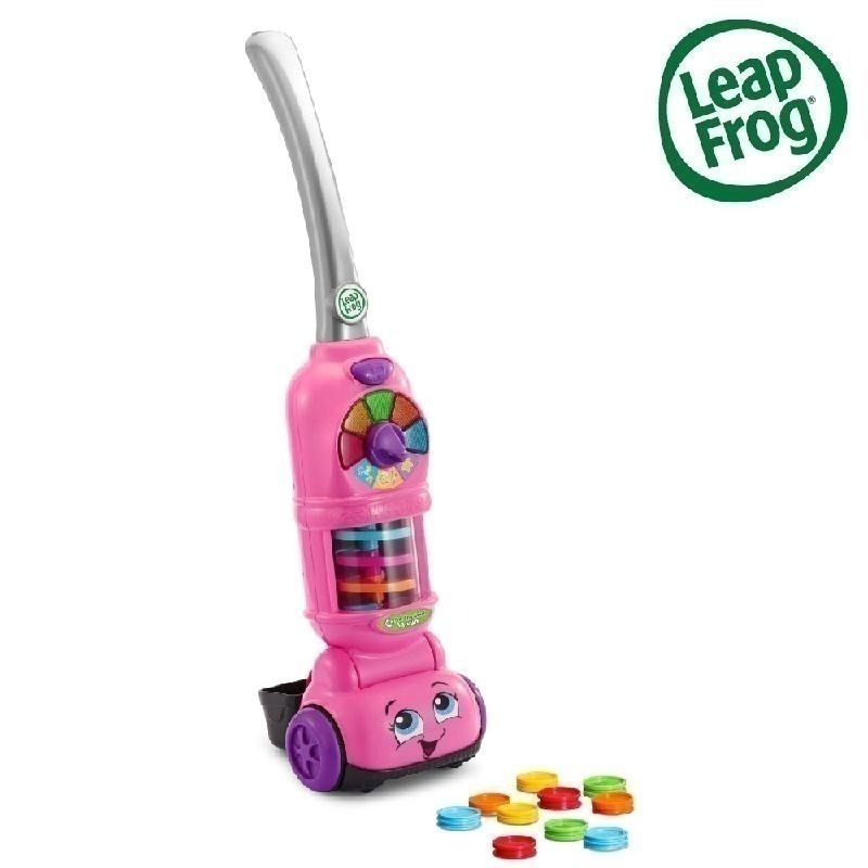 官方直營【LeapFrog】走走數數吸塵器-粉色-細節圖2