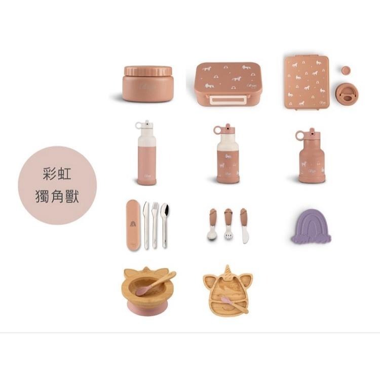 官方直營【Citron】兒童餐具三件組(含收納袋)_ 霧靄藍-細節圖8