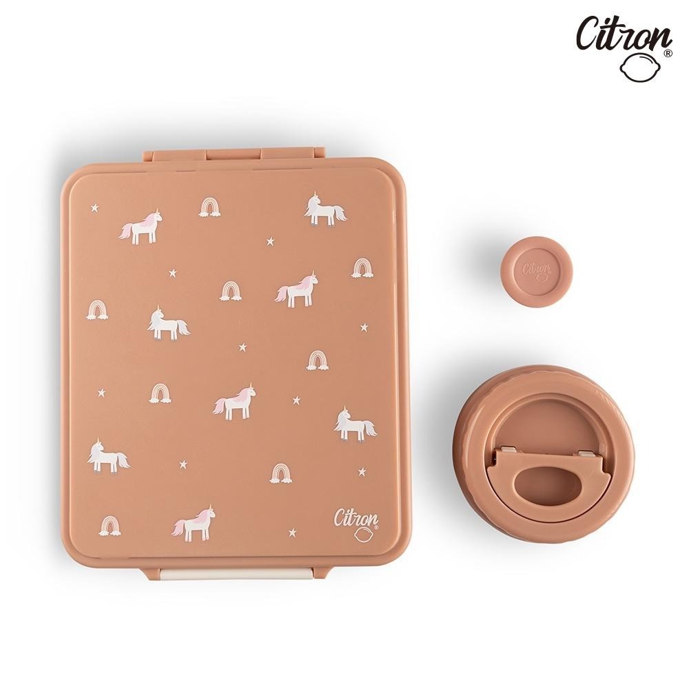 官方直營【Citron】餐盒三件組_彩虹獨角獸-細節圖2