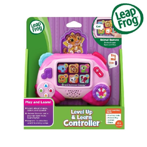 官方直營【LeapFrog】動物遊戲機-粉色