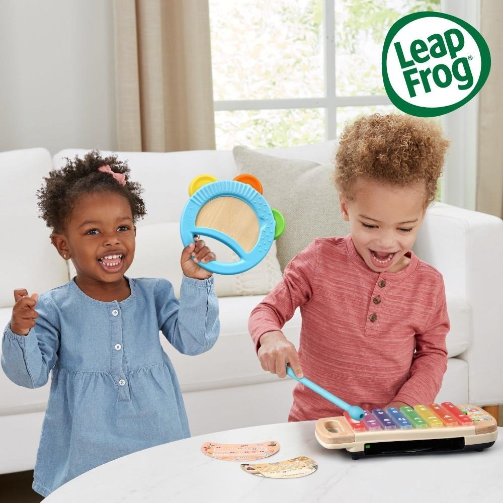 官方直營【LeapFrog】彩虹木琴鈴鼓組-細節圖4