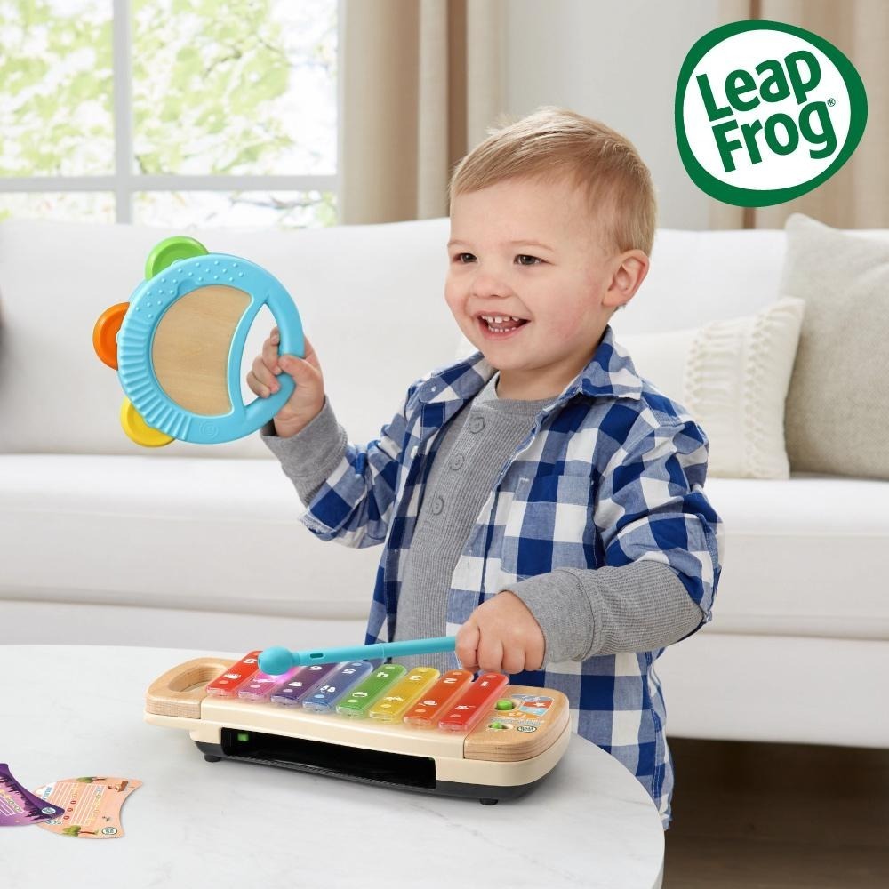 官方直營【LeapFrog】彩虹木琴鈴鼓組-細節圖5