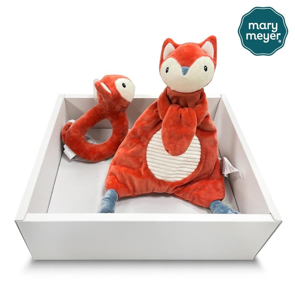 官方直營【MaryMeyer】狐狸臻藏禮盒（手搖鈴＋安撫巾）-細節圖2