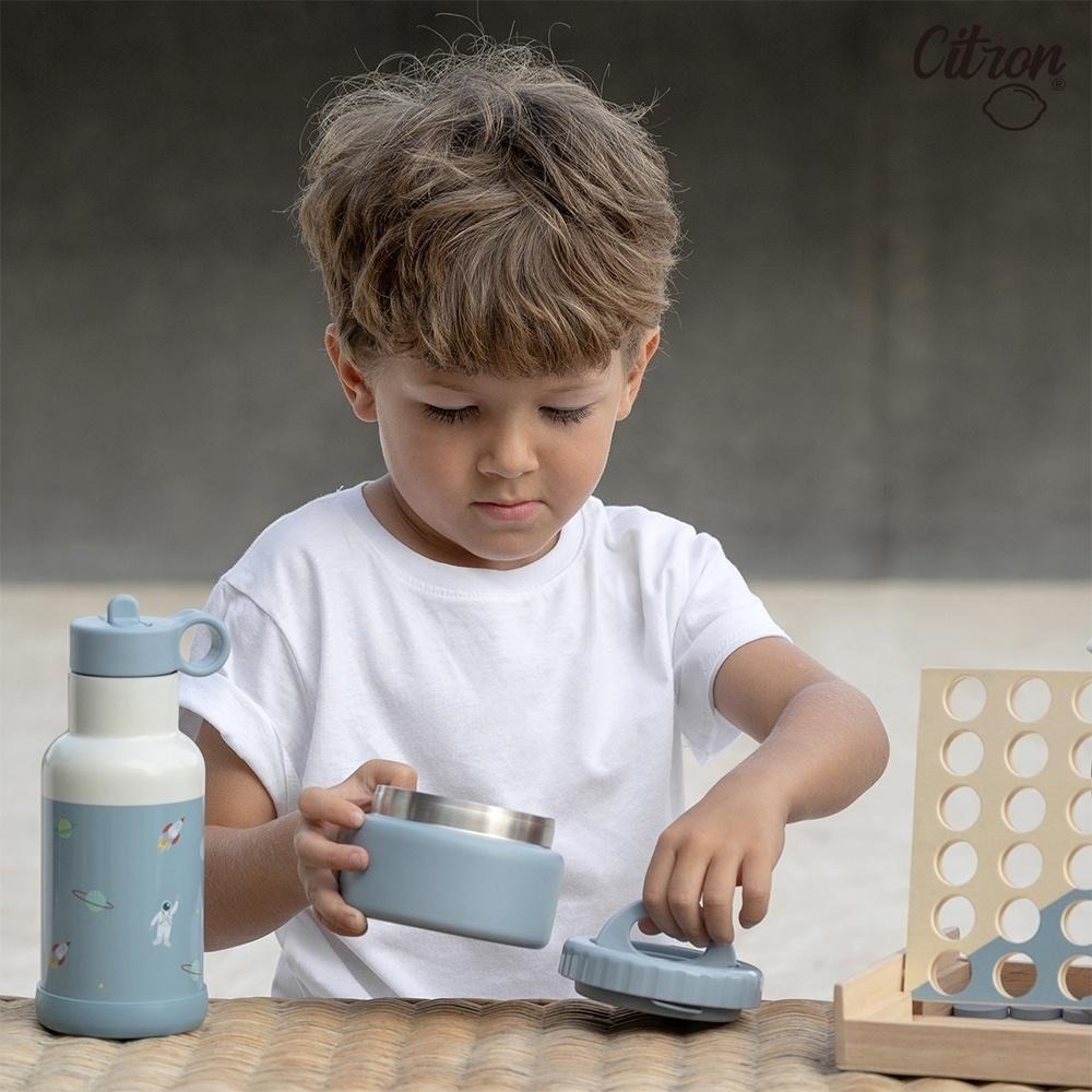 官方直營【Citron】雙層食品保溫罐_霧靄藍-細節圖4
