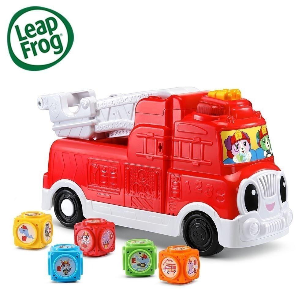 官方直營【LeapFrog】翻滾積木消防車-細節圖2