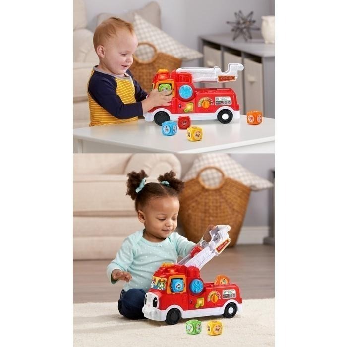 官方直營【LeapFrog】翻滾積木消防車-細節圖6
