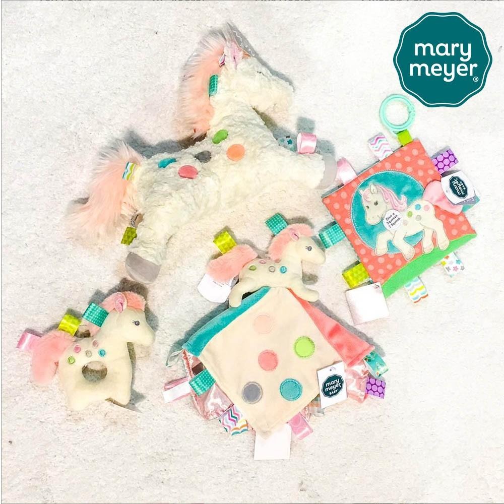 官方直營【MaryMeyer】標籤親膚安撫巾-彩虹小馬-細節圖2
