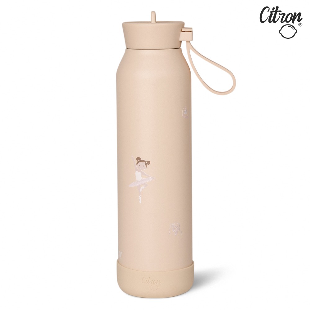 【Citron】矽膠提把三層保溫瓶_500ml_多款可選-規格圖11