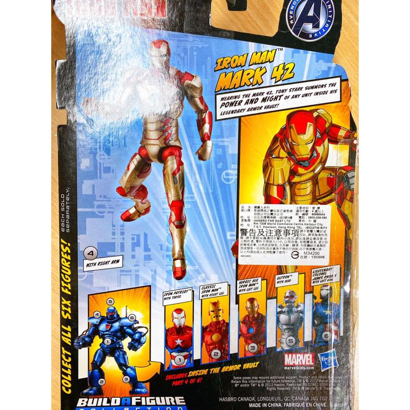 漫威Marvel Legends 鋼鐵人 鐵霸王 鐵芒果 六吋可動公仔 Baf 無人偶 附盒-細節圖2