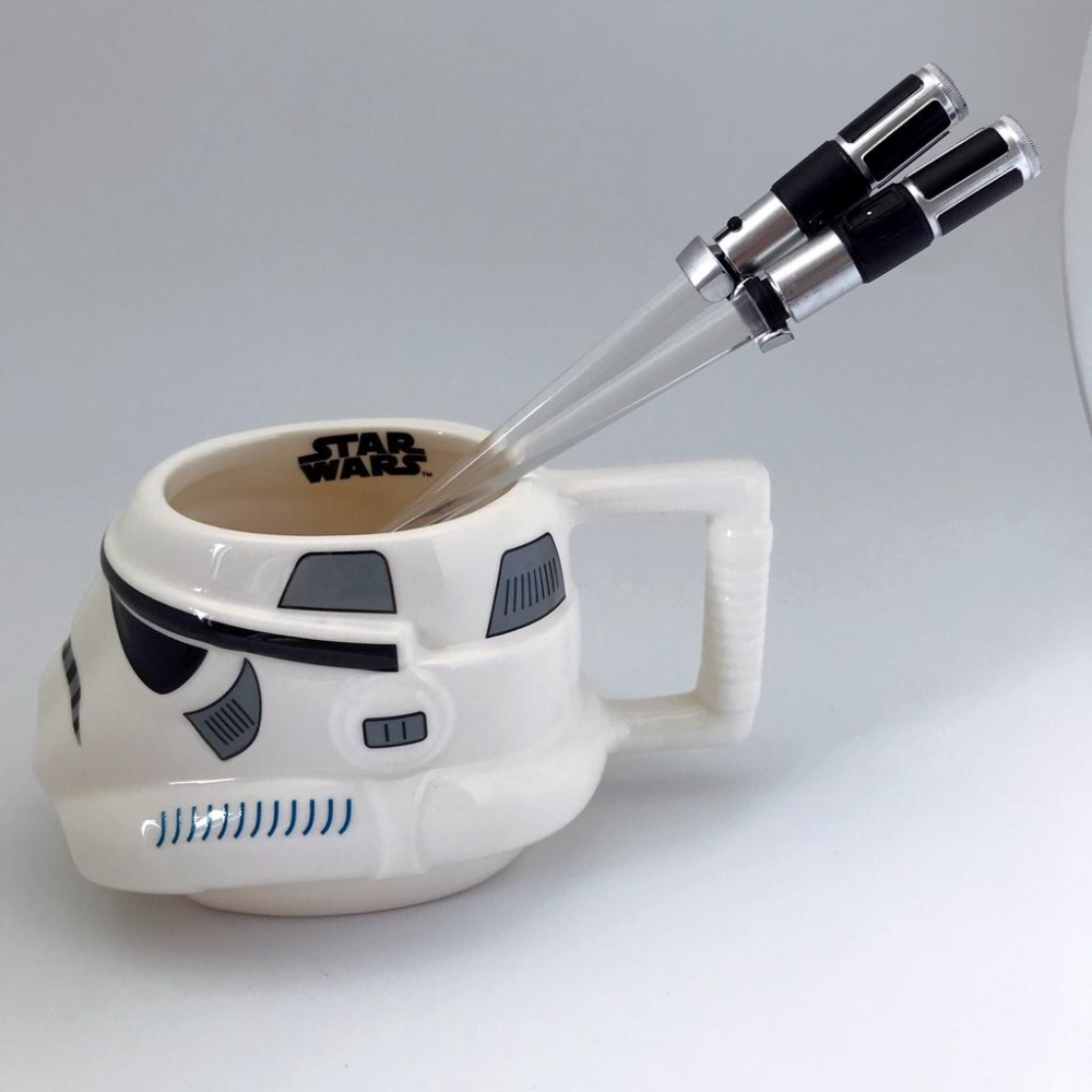 特價 星際大戰 黑武士 馬克杯 發光 原子筆 風暴士兵 白兵 STARWARS 絕地武士 光劍 尤達-細節圖5