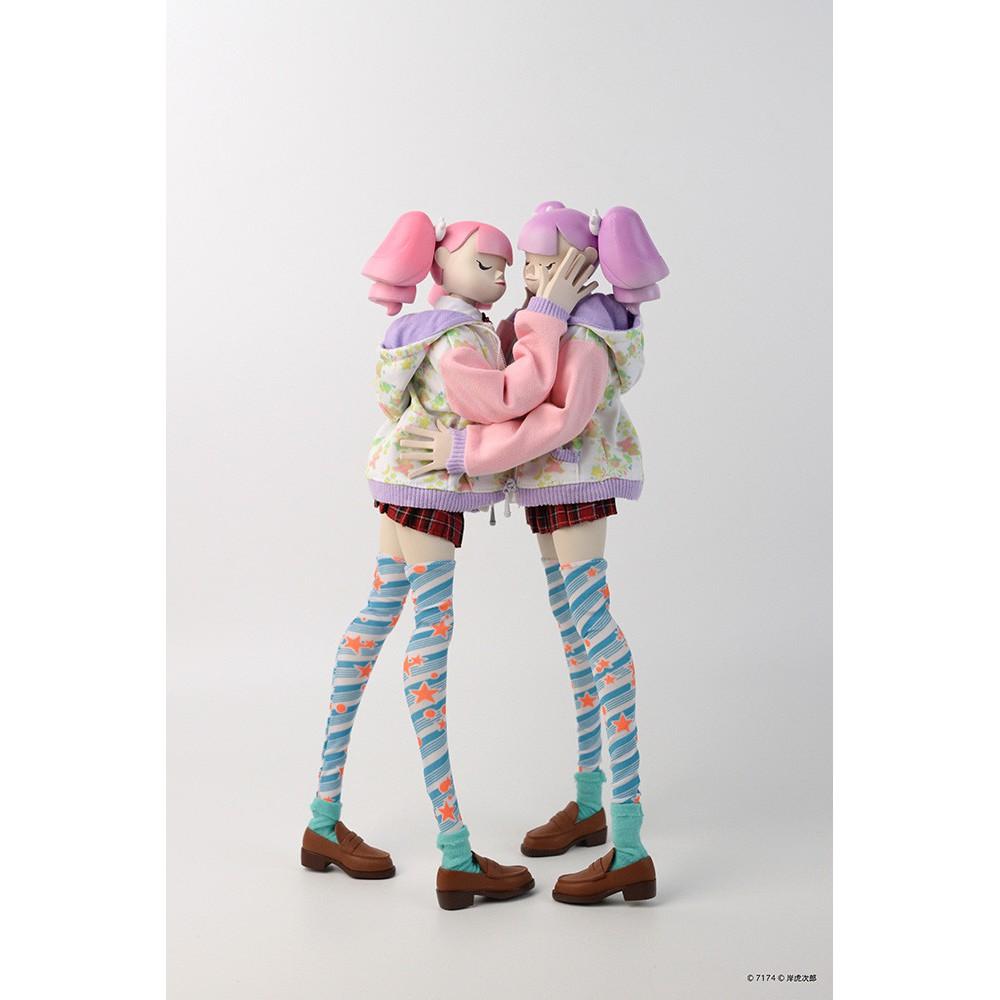 期間限定 3A threeA X 岸虎次郎 小貝 MAHIRO 1/6 乙女帝國 真尋 紫色 絕版-細節圖3