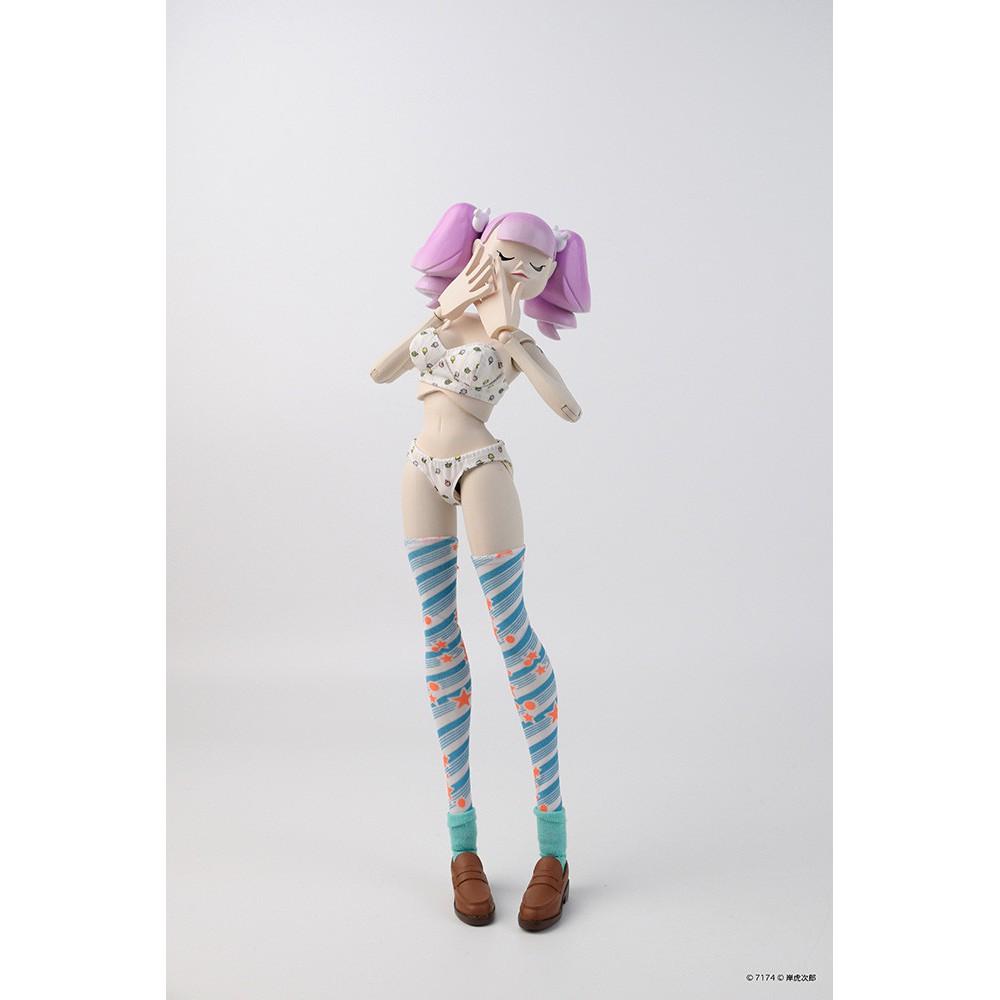 期間限定 3A threeA X 岸虎次郎 小貝 MAHIRO 1/6 乙女帝國 真尋 紫色 絕版-細節圖5