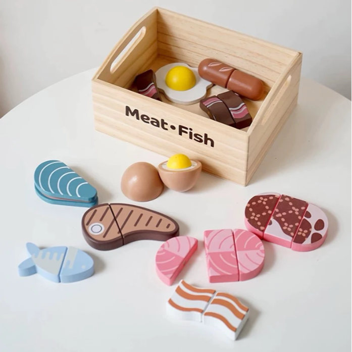 [INS小屋] ♡ 現貨 + 預購 ♡ 木質切切樂  ✿ 家家酒玩具組 ✿-細節圖4