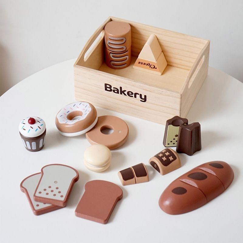 [INS小屋] ♡ 現貨 + 預購 ♡ 木質切切樂  ✿ 家家酒玩具組 ✿-規格圖6
