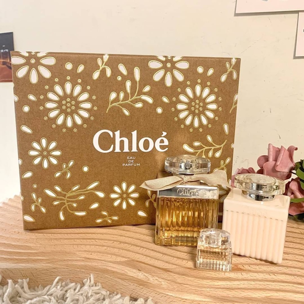 CHLOE】 同名女性淡香精禮盒(淡香精75ML+淡香精5ML+身體乳100ML