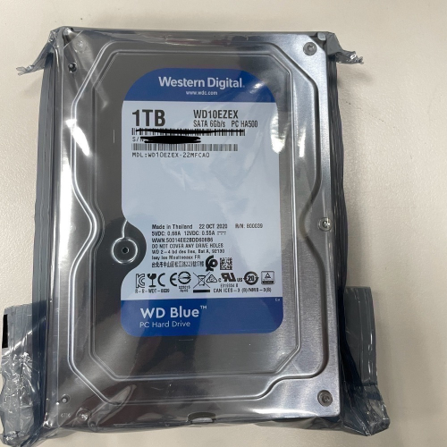 WD [藍標] 1TB 3.5吋桌上型硬碟(WD10EZEX)