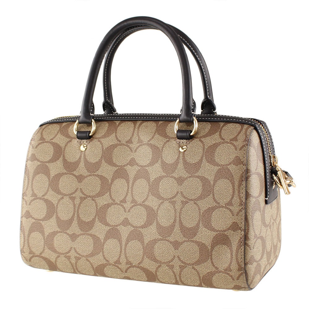 【COACH】滿版LOGO迪士尼聯名波士頓包-壞皇后-細節圖3