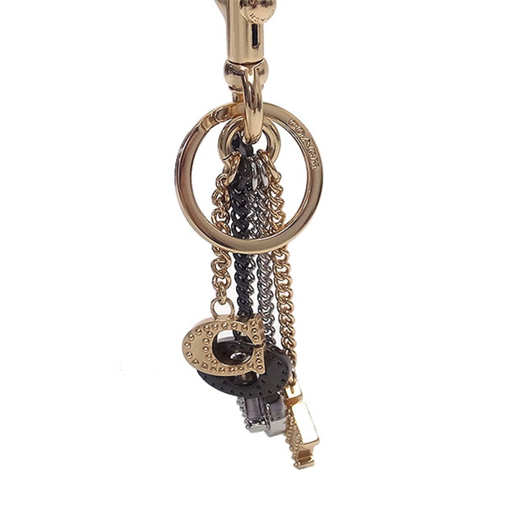 【COACH】造型吊飾鑰匙圈-字母-細節圖4