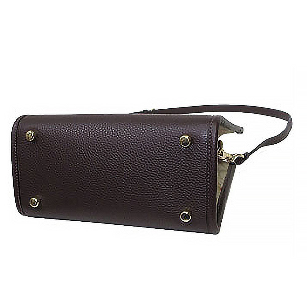 【COACH】印花拼接皮革托特包-愛心流星-細節圖3