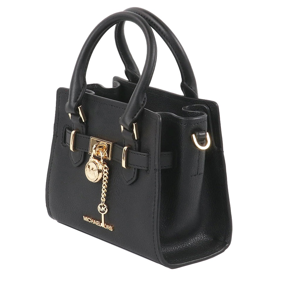 【MICHAEL KORS】素面皮革兩用包-黑-細節圖2