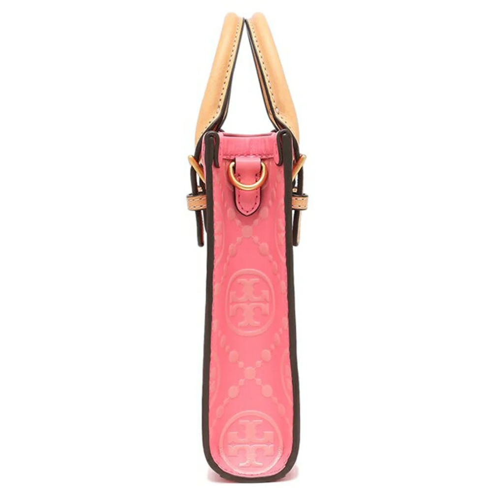 【TORY BURCH】琴譜兩用包-玫瑰粉色-細節圖4