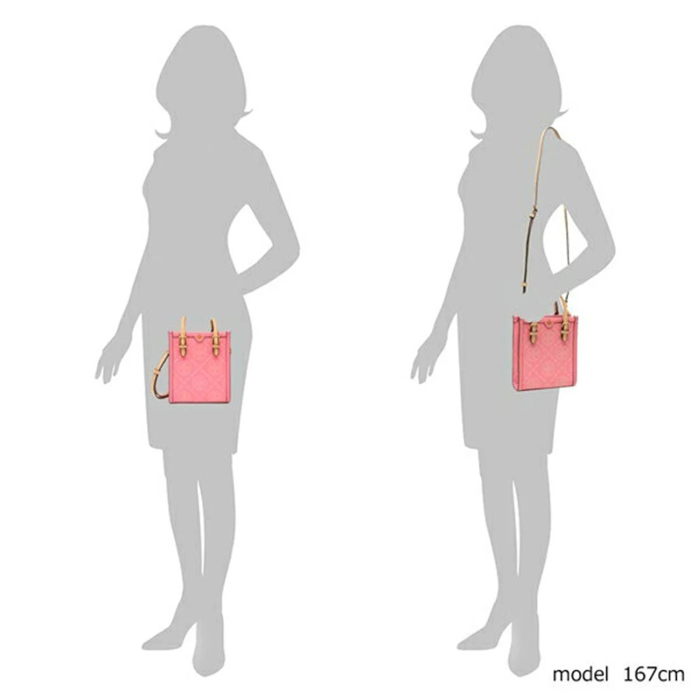 【TORY BURCH】琴譜兩用包-玫瑰粉色-細節圖6