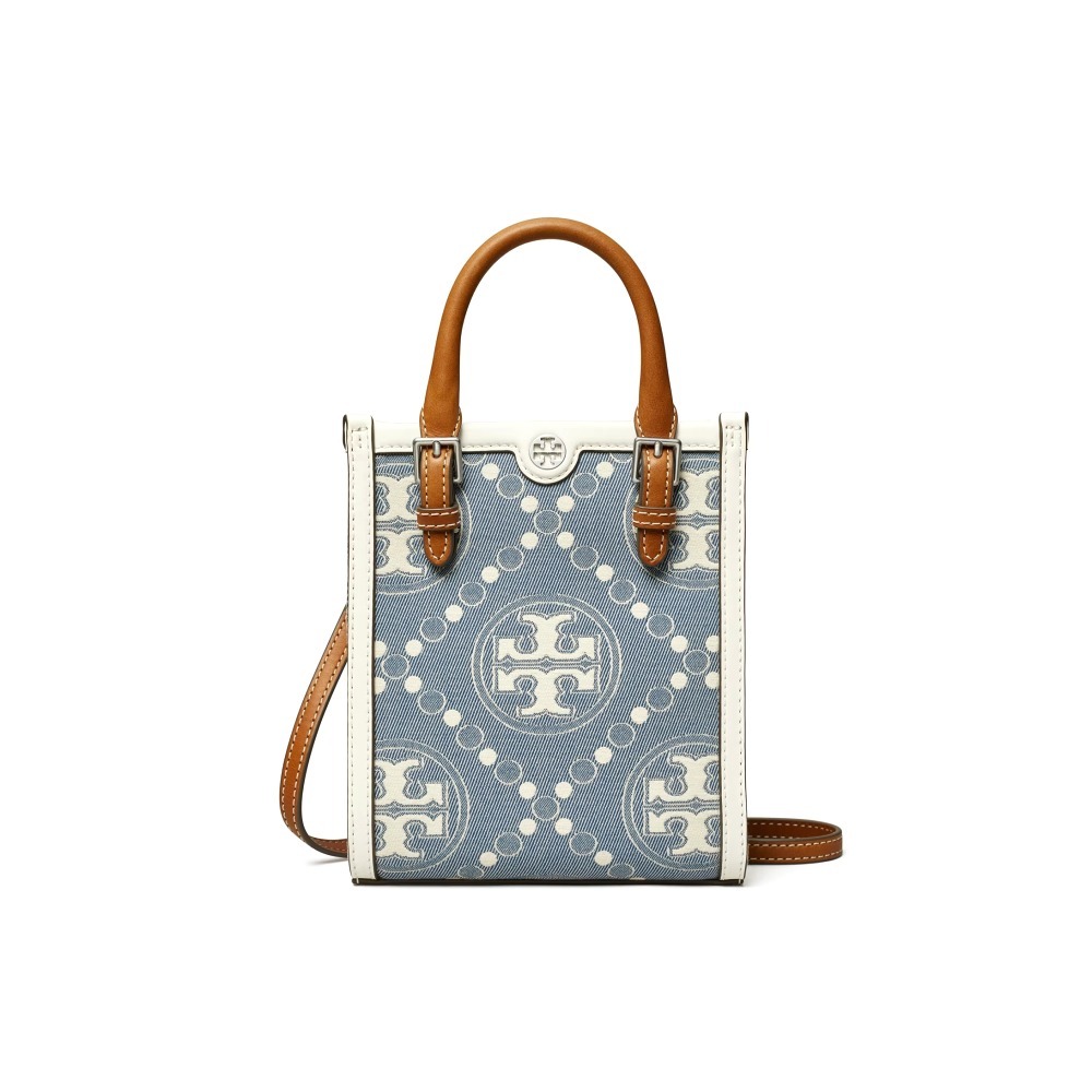 【TORY BURCH】琴譜兩用包-灰白色-細節圖2