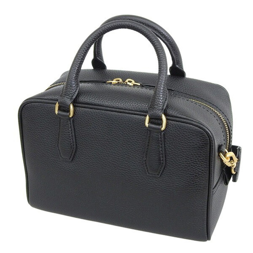 【TORY BURCH】荔枝皮革兩用包-黑色-細節圖3