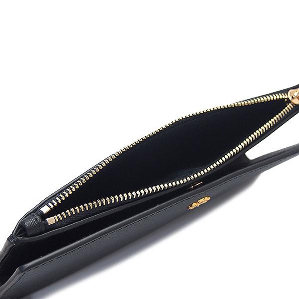 【TORY BURCH】對開防刮長夾-黑色-細節圖4