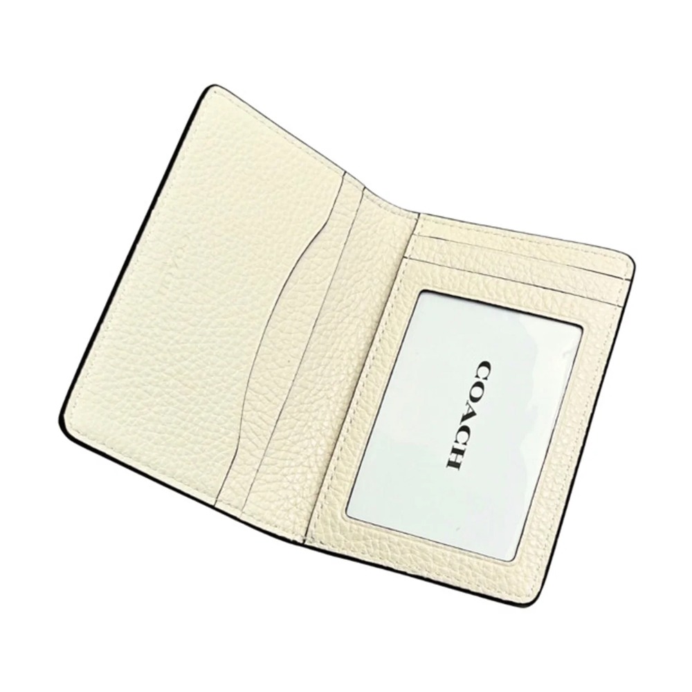 【COACH】霜淇淋卡夾證件包-米白-細節圖2