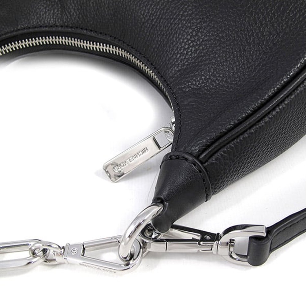 【MICHAEL KORS】荔枝皮革鍊條兩用包-黑-細節圖2