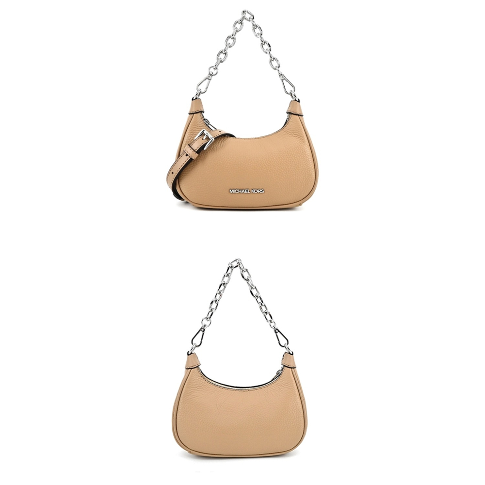 【MICHAEL KORS】荔枝皮革鍊條兩用包-卡其-細節圖3