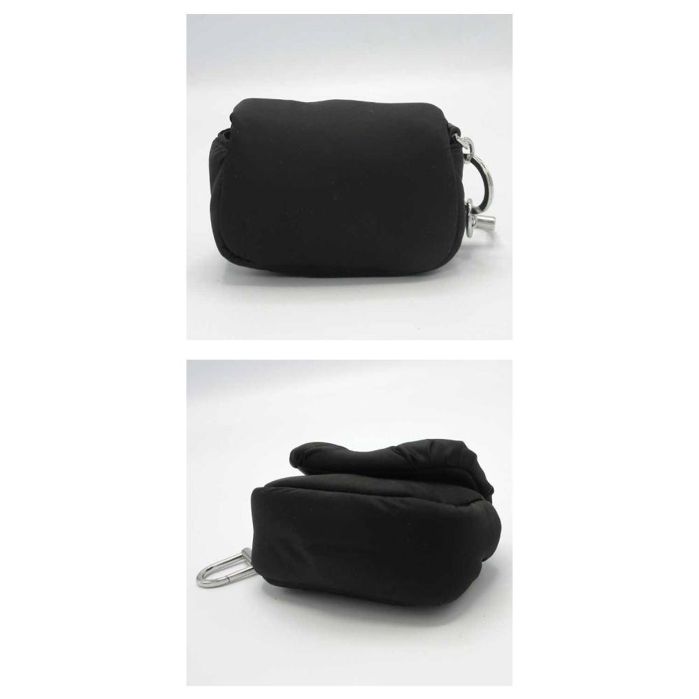 【TORY BURCH】尼龍泡芙零錢包/吊飾-黑-細節圖4