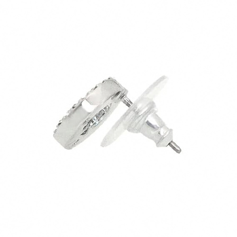 【kate spade】晶鑽黑桃耳環-細節圖3