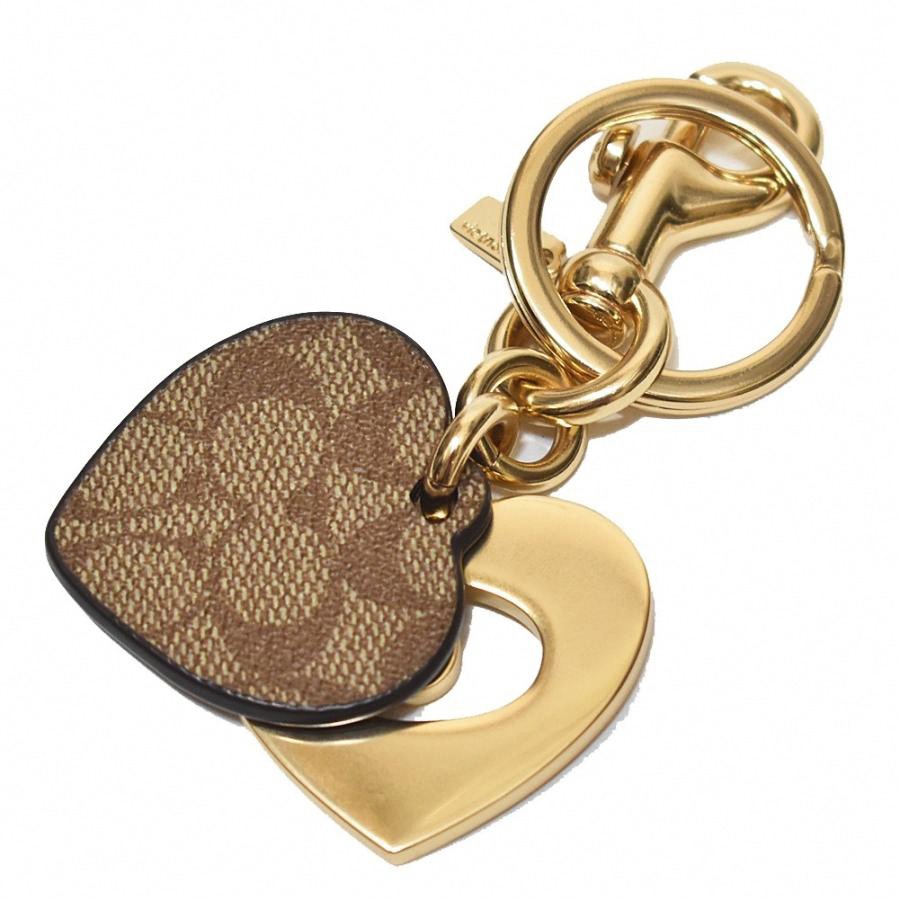 【COACH】造型吊飾/鑰匙圈-愛心金屬-細節圖3