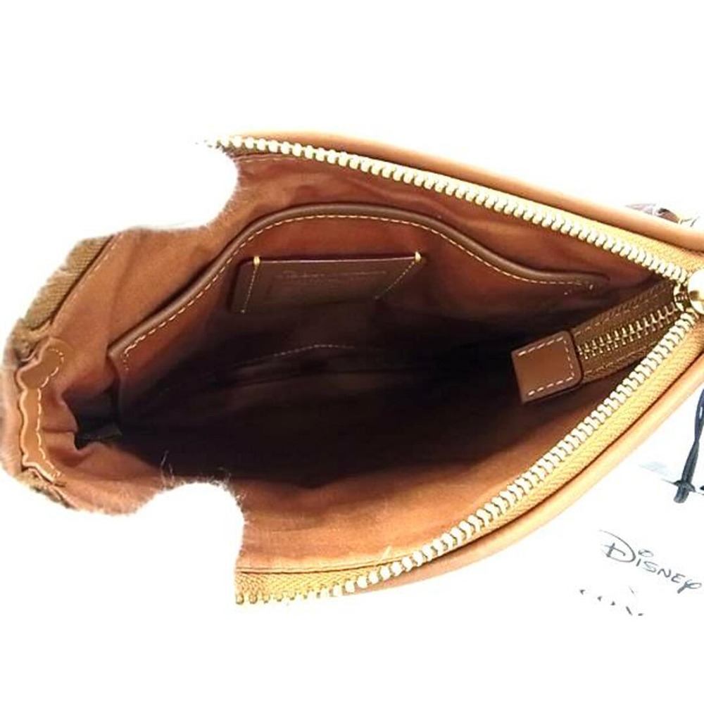 【COACH】滿版LOGO迪士尼聯名斜背方包-米奇緹花-細節圖4